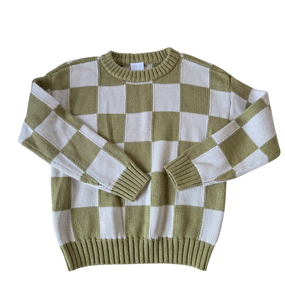 Little Co Checker Sweater